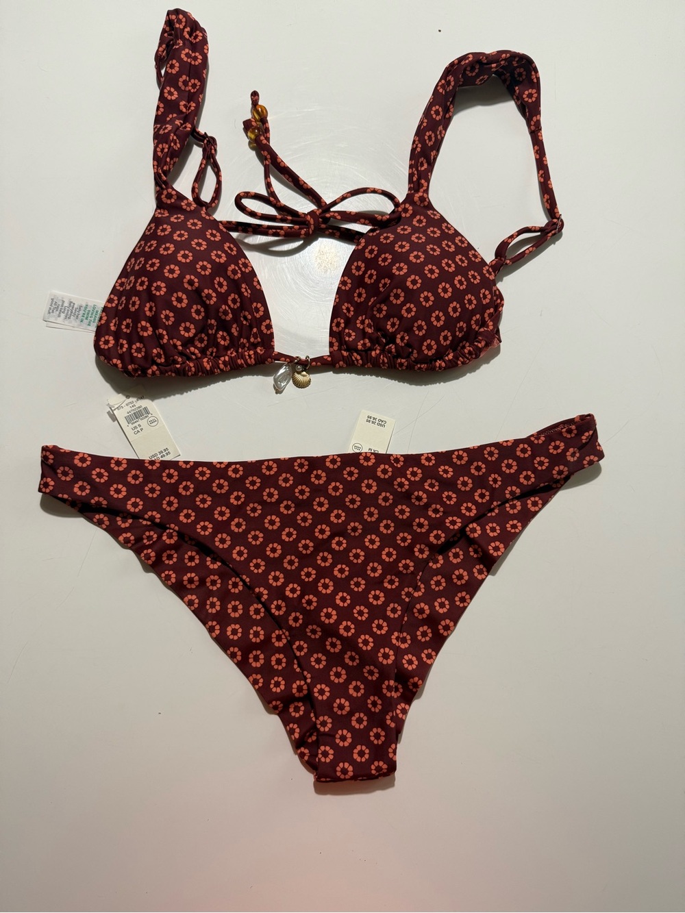 Aerie Triangle Wide Strap Bikini Top & Bottom